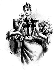 Ladies Page: a pretty silk blouse, 1898. Creator: Picador