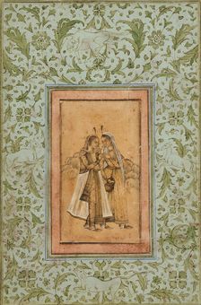 Ladies Sharing Wine, early 18th century. Creator: Unknown