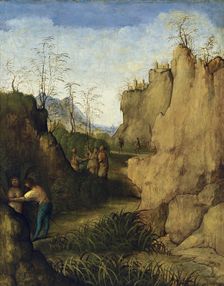 Ladon and Syrinx, 1510. Creator: Giovanni Agostino da Lodi