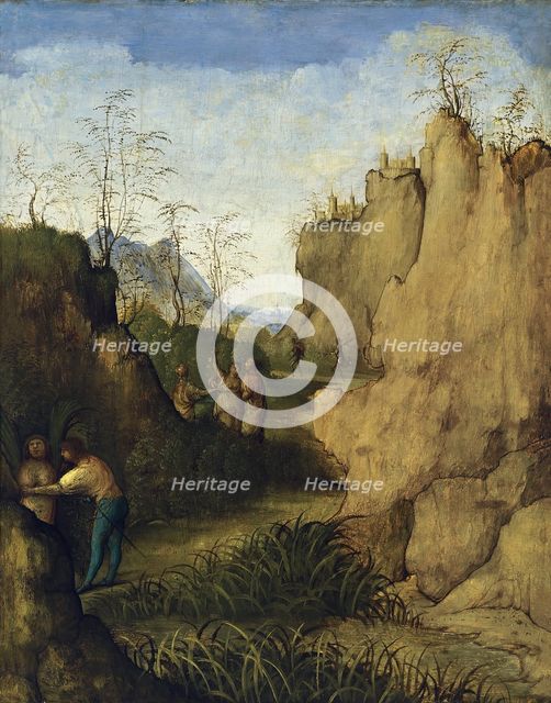 Ladon and Syrinx, 1510. Creator: Giovanni Agostino da Lodi.