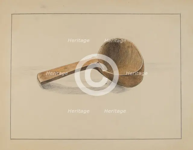 Ladle, c. 1936. Creator: Yolande Delasser.
