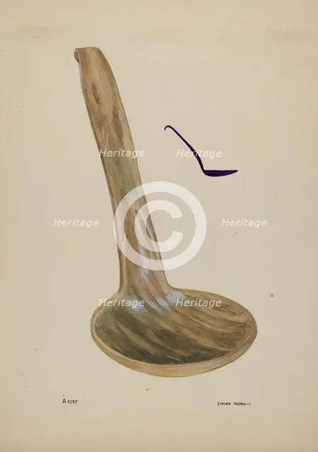 Ladle, c. 1937. Creator: Lyman Young.