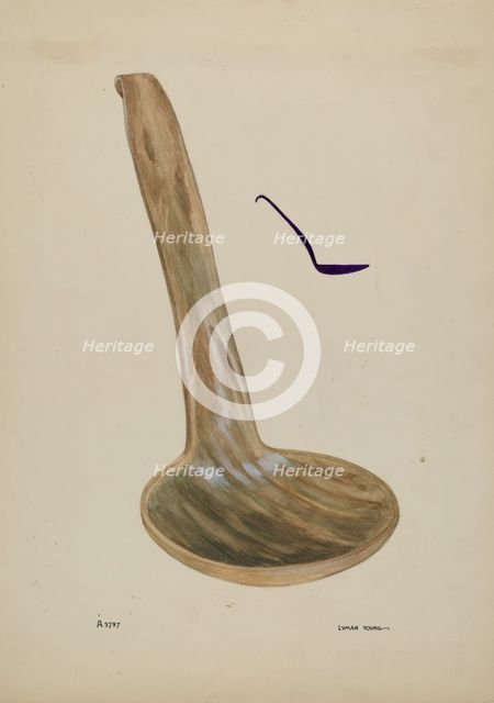 Ladle, c. 1937. Creator: Lyman Young.