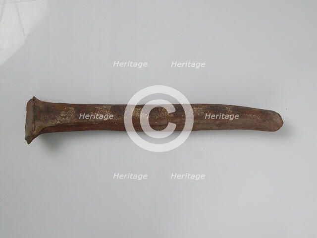 Ladle Handle, Coptic, 4th-7th century. Creator: Unknown.