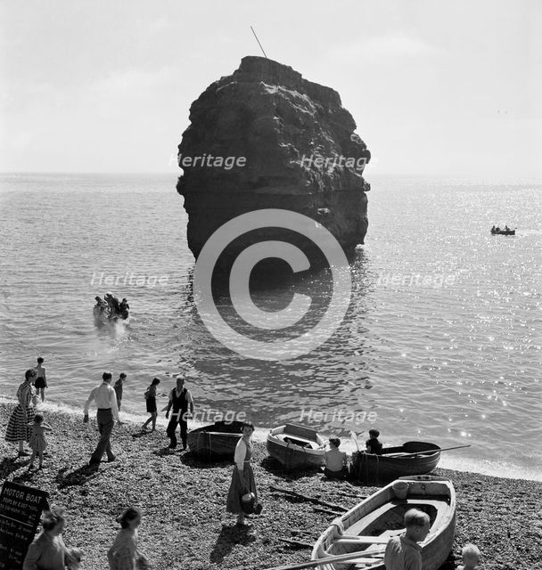 Ladram Rock, Ladram Bay, Otterton, Devon, 1955-1965. Artist: John Gay