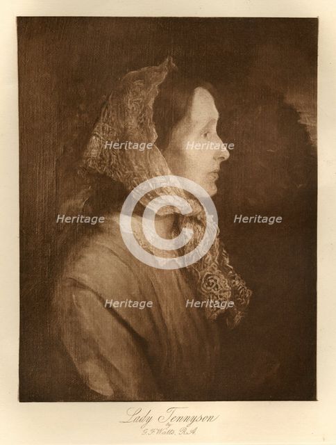 Lady Tennyson by G. F. Watts, R.A., 1885. Creator: Henry Herschel Hay Cameron.