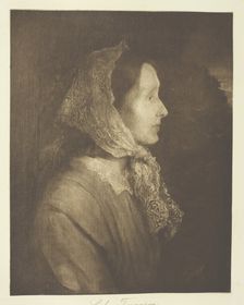 Lady Tennyson, c. 1893. Creator: Henry Herschel Hay Cameron