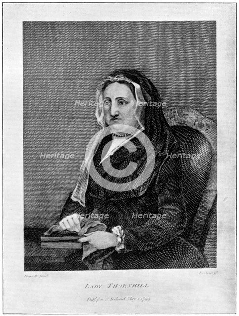 Lady Thornhill, (1799). Artist: Unknown