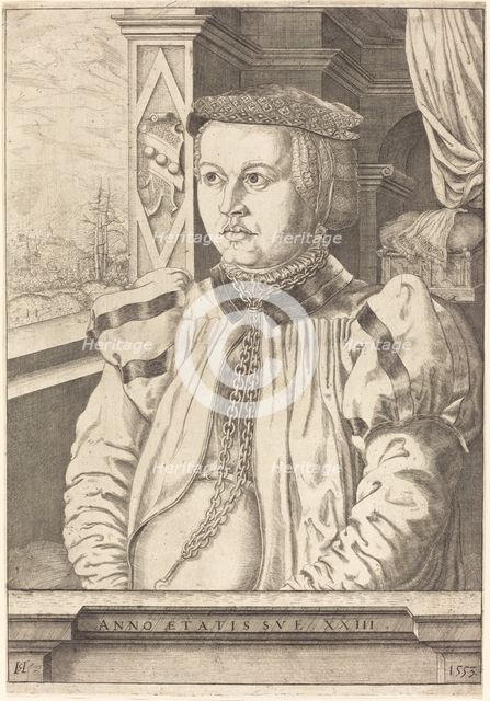 Lady von Eckh (born Piencsenau), 1553. Creator: Hans Sebald Lautensack.