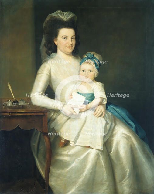 Lady Williams and Child, 1783. Creator: Ralph Earl.