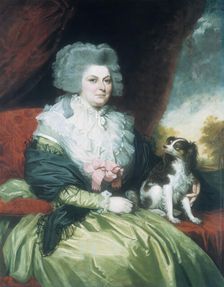 Lady with a Dog, 1786. Creator: Mather Brown