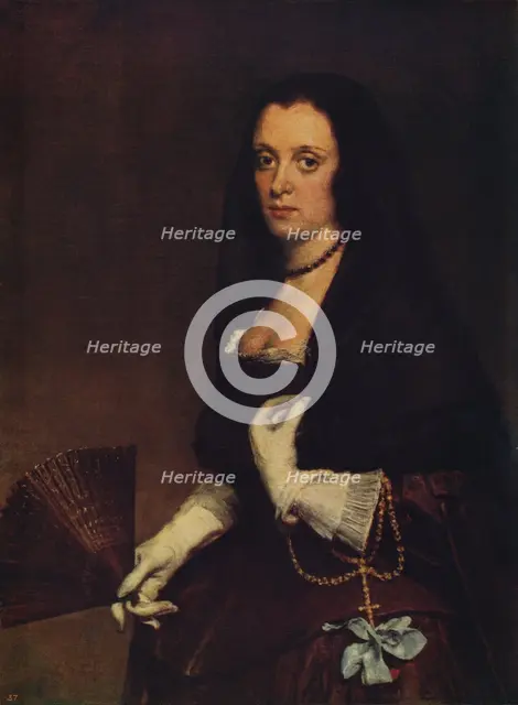 'Lady with a Fan', c1638-1639, (c1915). Artist: Diego Velasquez.