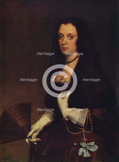 'Lady with a Fan', c1638-1639, (c1915). Artist: Diego Velasquez.