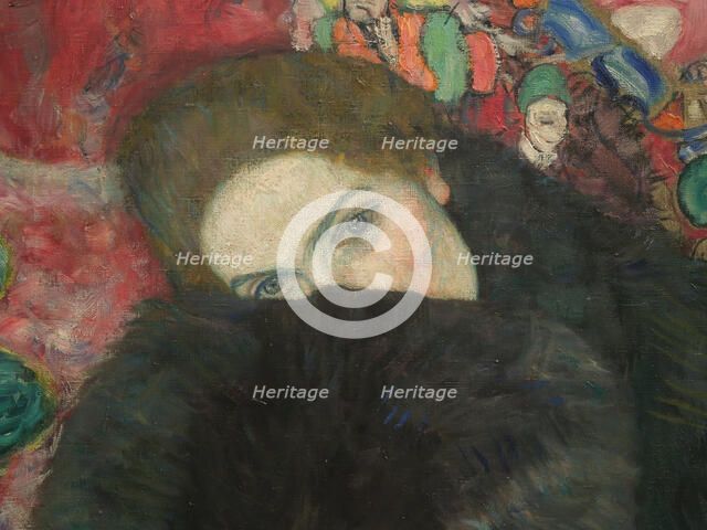 Lady with a Muff, 1916-1917. Creator: Klimt; Gustav (1862-1918).