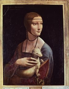 Lady with a stoat by Leonardo da Vinci