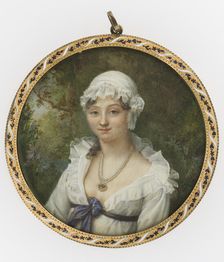 Lady with a Pearl Necklace. Creator: Pauline Augustin