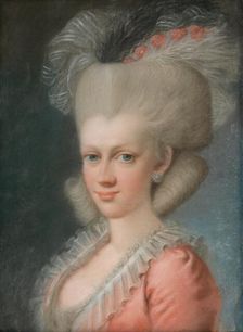 Lady with a wig, 1780-1810. Creator: Jozef Fridrich Wagner