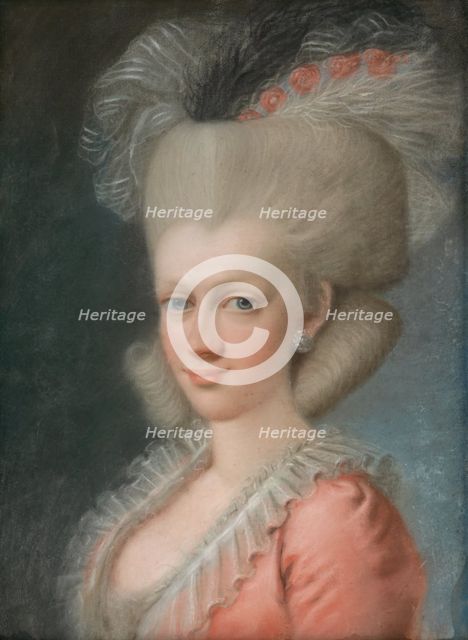 Lady with a wig, 1780-1810. Creator: Jozef Fridrich Wagner.