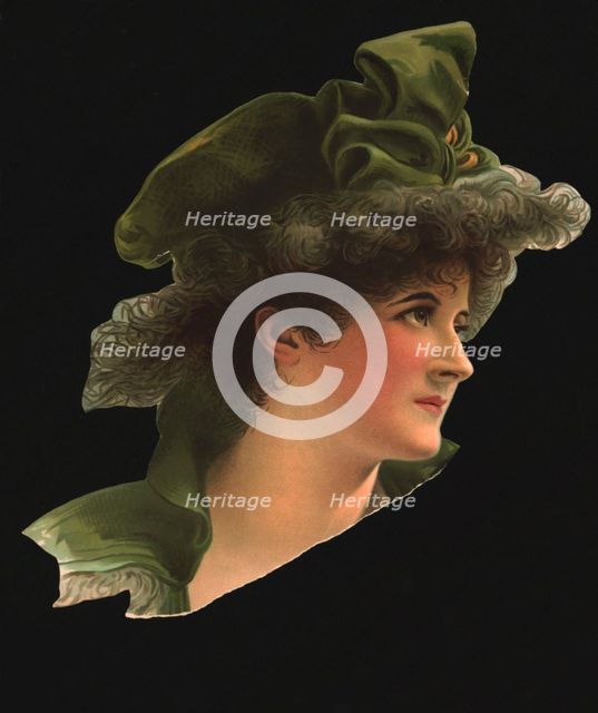 Lady with Green Hat. Artist: Unknown.