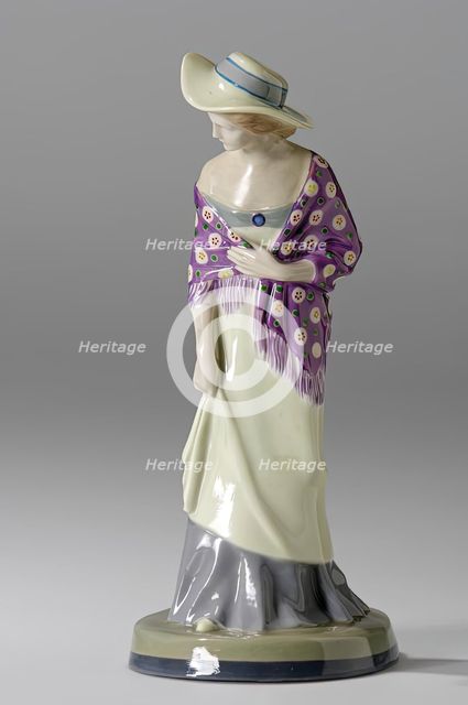Lady with hat, c1908/1909. Creator: Johanna Aloisia Meier-Michel.