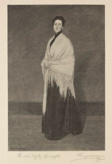 Lady with Shawl. Creator: Henry Wolf (American, 1852-1916)