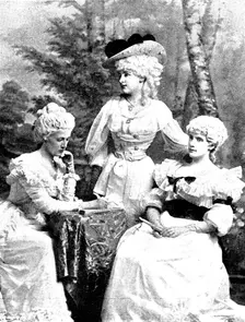 Lady Wolseley's costume ball at the Royal Hospital, Dublin, 1895. Creator: Lafayette