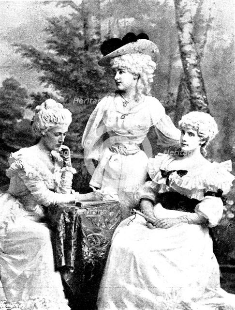 Lady Wolseley's costume ball at the Royal Hospital, Dublin, 1895. Creator: Lafayette.