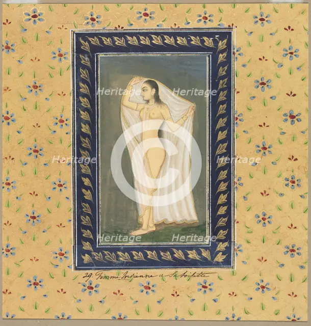 Lady after a Bath, 1700s. Creator: Unknown.