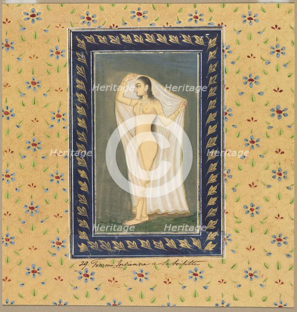 Lady after a Bath, 1700s. Creator: Unknown.