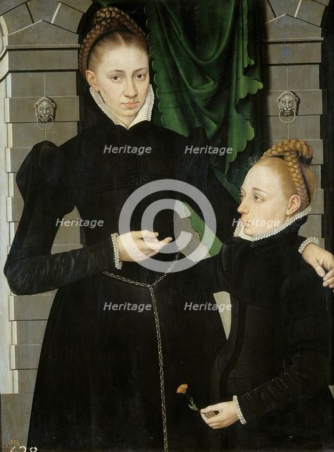 Lady and Child, 1567. Creator: Adriaen van Cronenburgh.