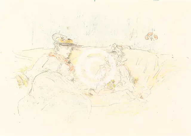 Lady and Child, 1892. Creator: James Abbott McNeill Whistler.