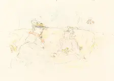 Lady and Child, 1892. Creator: James Abbott McNeill Whistler