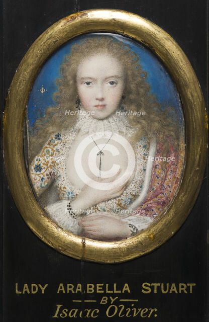 Lady Arabella Stuart (1575-1615). Creator: Isaac Oliver I.