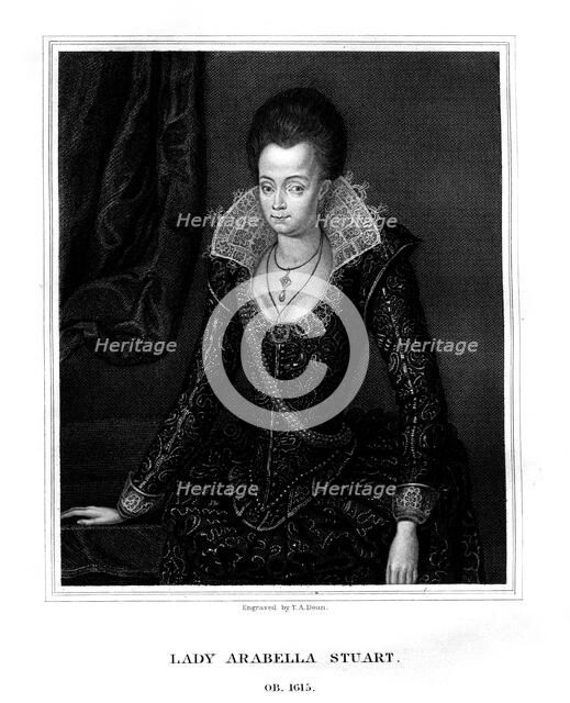Lady Arabella Stuart, Duchess of Somerset, (1826).Artist: TA Dean