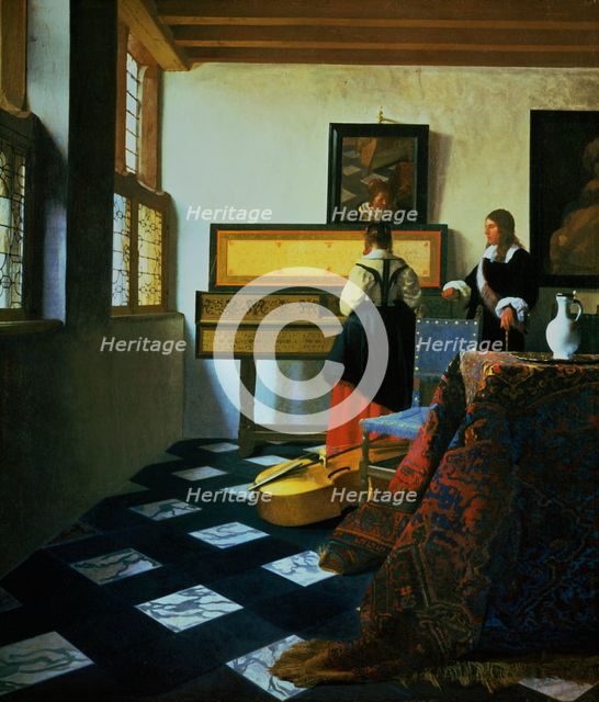 'Lady at a Virginal', c1652-1675.  Artist: Jan Vermeer