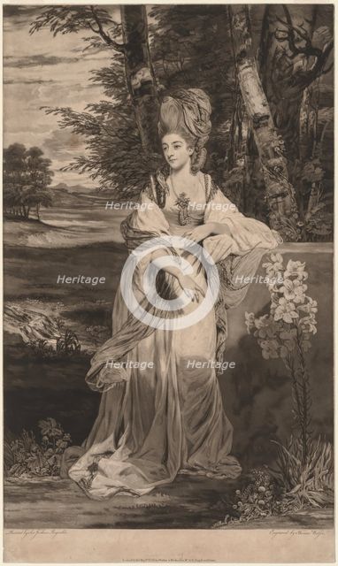 Lady Bampfylde, 1779. Creator: Thomas Watson (British, 1743 (?)-1781).