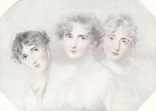 Lady Bagot, Viscountess Burghersh and Lady Fitzroy Somerset 1827, (1911). Artist: Thomas Lawrence