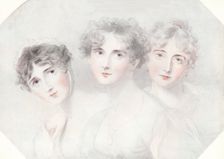 Lady Bagot, Viscountess Burghersh and Lady Fitzroy Somerset 1827, (1911). Artist: Thomas Lawrence