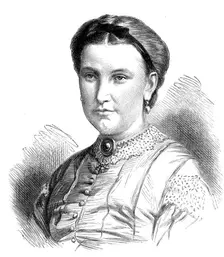 Lady Baker, 1873. Creator: Unknown