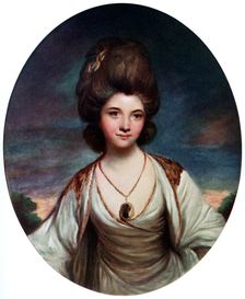 Lady Betty Compton c1780.Artist: Hanfstaengel