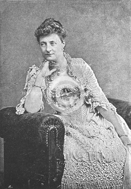 ''Lady Borthwick', 1891. Creator: Elliott & Fry.