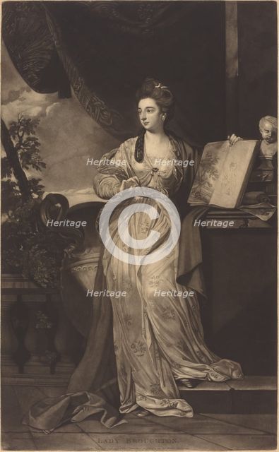 Lady Broughton, 1770. Creator: Thomas Watson.