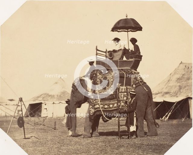 [Lady Canning], 1858-61. Creator: Jean Baptiste Oscar Mallitte.