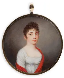 Lady Catharina Maria Charlotta Wallenstrahle. Creator: Johan Erik Bolinder