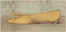 Lady Charlotte Fletcher's shoe, 1885. Creator: Unknown
