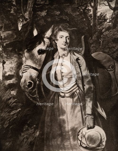 'Lady Charles Spencer', mid-18th century, (1912). Artist: William Dickinson