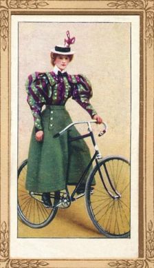 Lady Cyclist Wearing Divided Skirt 1939