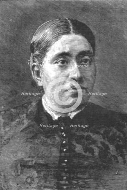 ''Lady de Soysa, widow of the late CH de Soysa', 1891. Creator: Unknown.