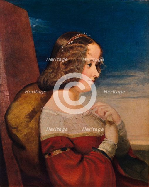 Lady Dorothy Fanny Nevill (nee Walpole), 1844, (1902). Artist: George Frederick Watts