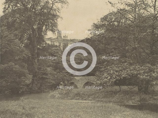 Lady Dorothy's Bridge, Haddon Hall, 1888., 1888. Creator: George Bankart.